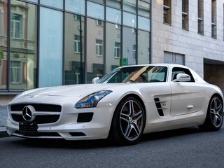 2010 Mercedes-Benz SLS AMG, белый, 30000000 рублей, вид 1