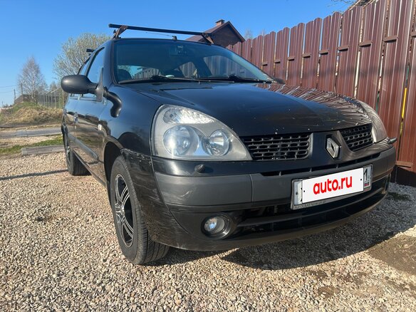 2006 Renault Symbol I Рестайлинг, чёрный, 265000 рублей
