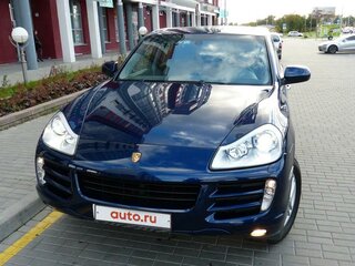 2008 Porsche Cayenne I Рестайлинг (957), синий, 3600000 рублей, вид 4