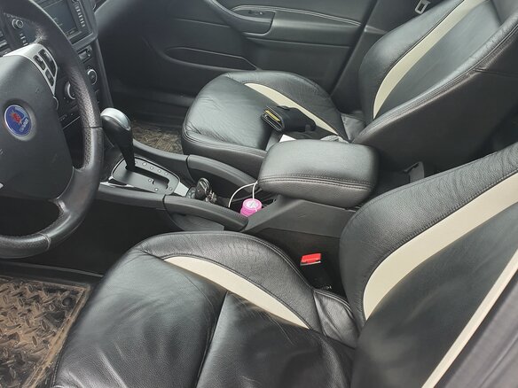 2008 Saab 9-3 II Рестайлинг, чёрный - вид 12