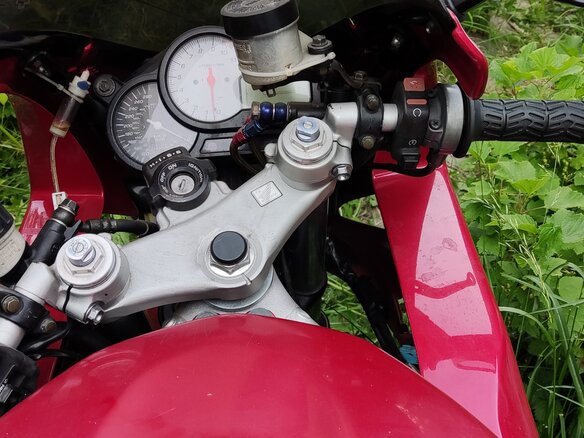 2001 Honda VTR 1000, красный, 250000 рублей - вид 4