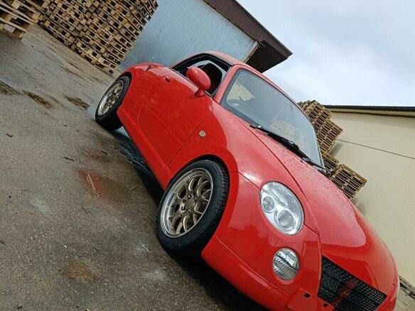 2003 Daihatsu Copen I, красный, 950000 рублей - вид 14