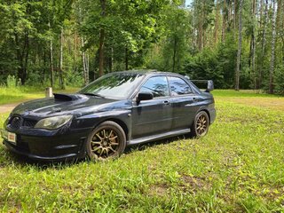 2006 Subaru Impreza WRX II Рестайлинг 2, чёрный, 1550000 рублей, вид 2