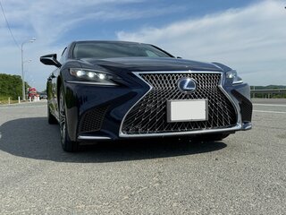 2019 Lexus LS 500h V, синий, 5200000 рублей, вид 5