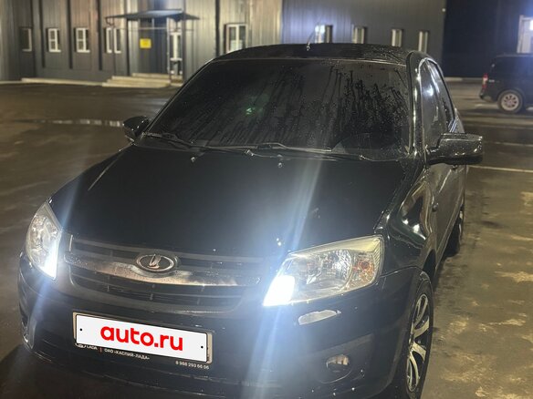 2015 Lada (ВАЗ) Granta I, чёрный - вид 5
