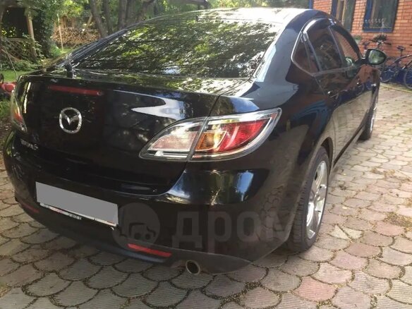 2011 Mazda 6 II (GH) Рестайлинг, чёрный, 950000 рублей - вид 1