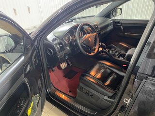 2007 Porsche Cayenne Turbo I Рестайлинг (957), чёрный, 1500000 рублей, вид 3
