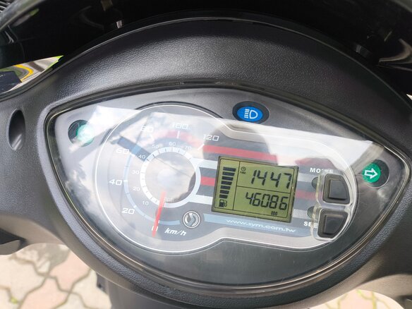 2012 Sym Symphony 125, чёрный, 95000 рублей - вид 2