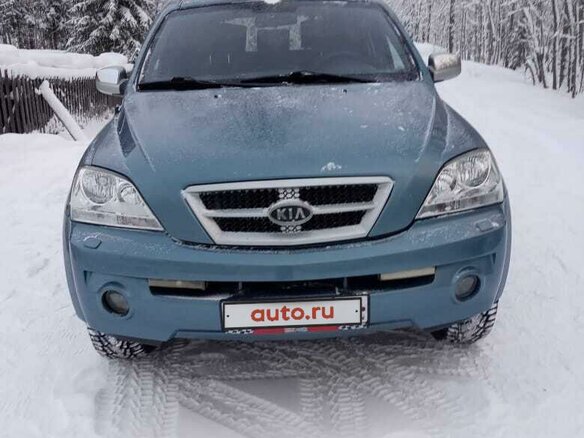 2003 Kia Sorento I, голубой, 550000 рублей