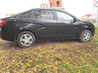 2017 Lada (ВАЗ) Vesta I, чёрный, 600000 рублей, вид 1