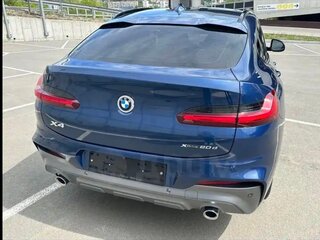 2019 BMW X4 20d II (G02), синий, 4100000 рублей, вид 4