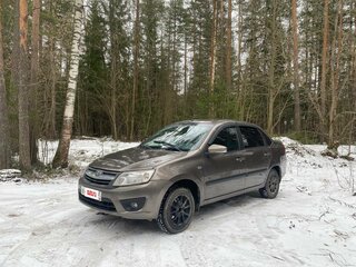 2015 Lada (ВАЗ) Granta I, коричневый, 449000 рублей, вид 2