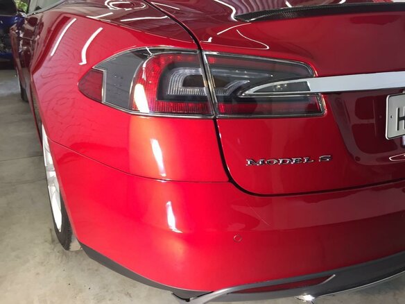 2013 Tesla Model S P85 I, красный - вид 7