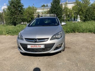 2013 Opel Astra J Рестайлинг, серебристый, 839000 рублей, вид 2