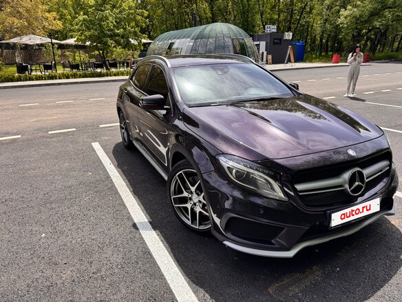 2014 Mercedes-Benz GLA AMG 45 AMG I (X156), фиолетовый, 2500000 рублей - вид 20