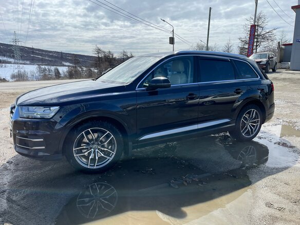 2015 Audi Q7 II (4M), синий, 4000000 рублей - вид 4