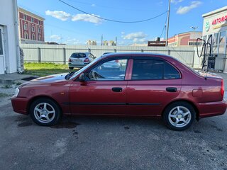 2005 Hyundai Accent ТагАЗ II, красный, 350000 рублей, вид 3