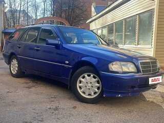 1998 Mercedes-Benz C-Класс 240 I (W202) Рестайлинг, фиолетовый, 350000 рублей, вид 2