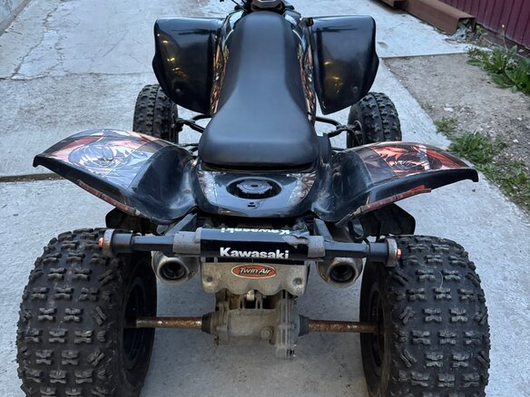 2007 Kawasaki KFX 700, чёрный, 850000 рублей - вид 3