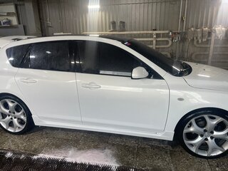 2008 Mazda 3 I (BK) Рестайлинг, белый, 750000 рублей, вид 3
