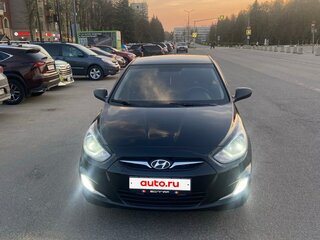 2011 Hyundai Solaris I, чёрный, 920000 рублей, вид 3