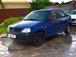 2007 Renault Logan I, синий, 490000 рублей, вид 1
