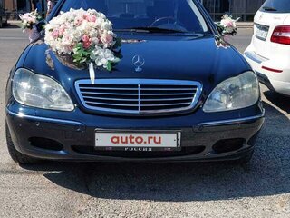 1999 Mercedes-Benz S-Класс 320 Long IV (W220), синий, 1200000 рублей, вид 5