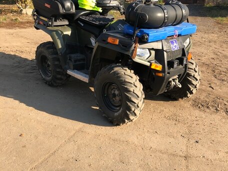2013 Polaris Sportsman 500, зелёный, 650000 рублей, вид 2