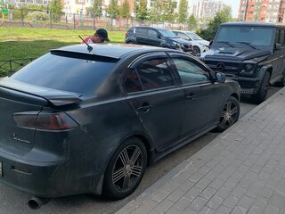 2007 Mitsubishi Lancer X, чёрный, 450000 рублей, вид 2
