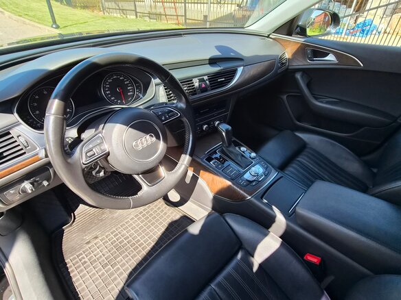2014 Audi A6 IV (C7) Рестайлинг, чёрный, 1900000 рублей - вид 6