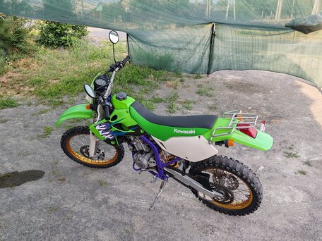 1997 Kawasaki KLX 250, зелёный, 350000 рублей, вид 3