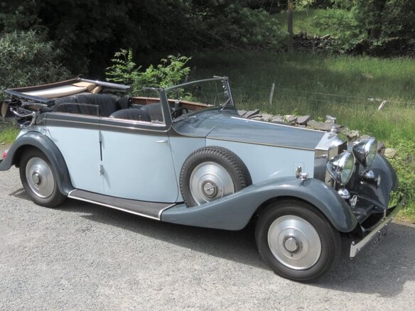 1934 Rolls-Royce 20/25 I, серебристый - вид 4