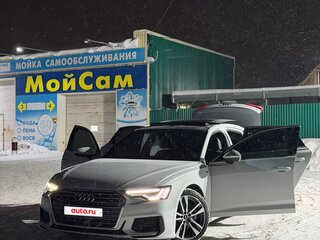 2021 Audi A6 45 TFSI V (C8), белый, 3700000 рублей, вид 2