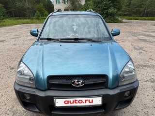 2007 Hyundai Tucson I, голубой, 1000000 рублей, вид 1