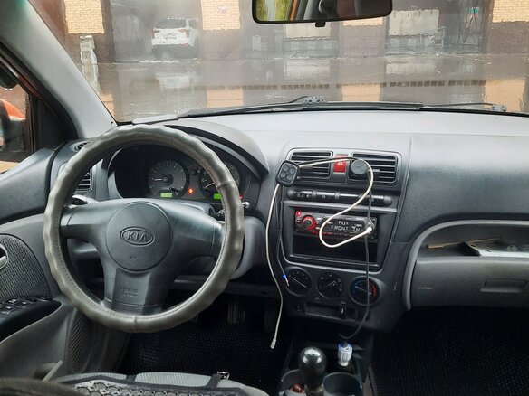 2006 Kia Picanto I, оранжевый, 300000 рублей - вид 6