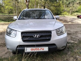 2008 Hyundai Santa Fe II, серебристый, 875000 рублей, вид 1
