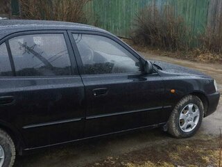 2011 Hyundai Accent ТагАЗ II, чёрный, 390000 рублей, вид 3