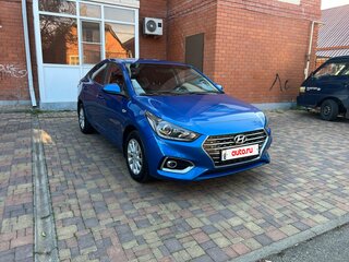 2017 Hyundai Solaris II, синий, 1350000 рублей, вид 4