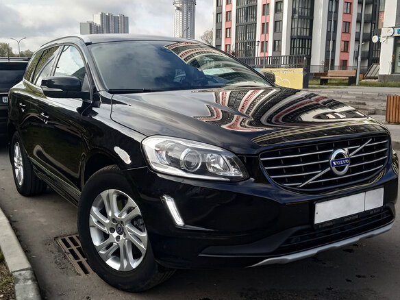 2016 Volvo XC60 I Рестайлинг, чёрный - вид 1