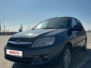 2014 Lada (ВАЗ) Granta I, серый, 450000 рублей, вид 2