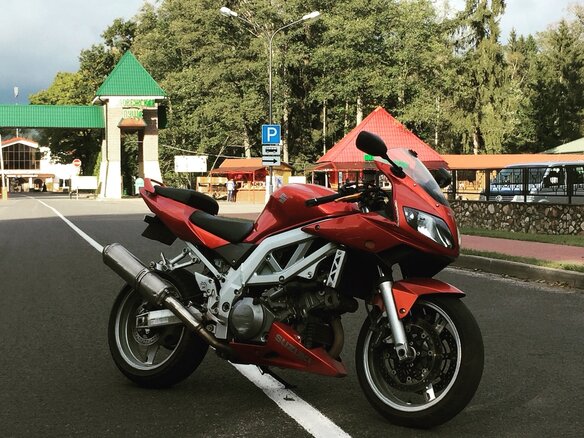 2003 Suzuki SV 1000, оранжевый, 220000 рублей