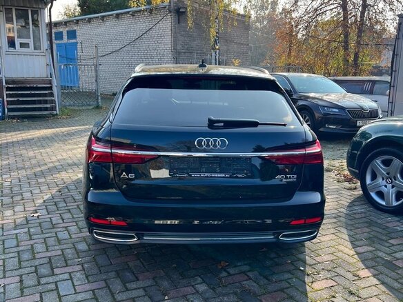2021 Audi A6 40 TDI V (C8), чёрный, 5300000 рублей - вид 2