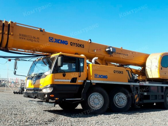 2020 XCMG QY50К, жёлтый