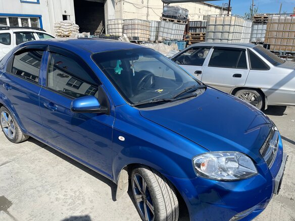 2008 Chevrolet Aveo I Рестайлинг, синий, 450000 рублей - вид 3