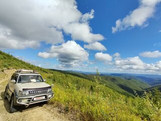 1996 Toyota Land Cruiser Prado 90 Series, серый, 1400000 рублей, вид 3