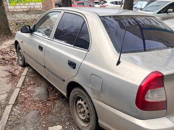 2008 Hyundai Accent ТагАЗ II, бежевый, 537000 рублей - вид 4