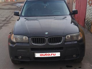 2005 BMW X3 25i I (E83), чёрный, 900000 рублей, вид 2