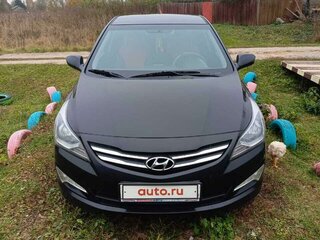 2015 Hyundai Solaris I Рестайлинг, чёрный, 1050000 рублей, вид 1