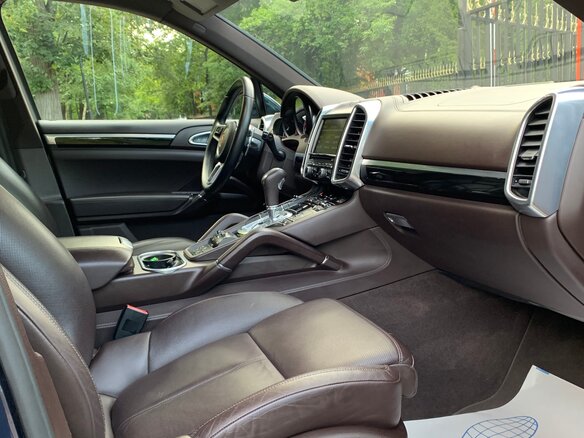 2012 Porsche Cayenne S II (958), синий, 3300000 рублей - вид 16