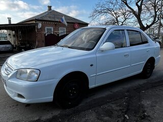 2011 Hyundai Accent ТагАЗ II, белый, 580000 рублей, вид 1